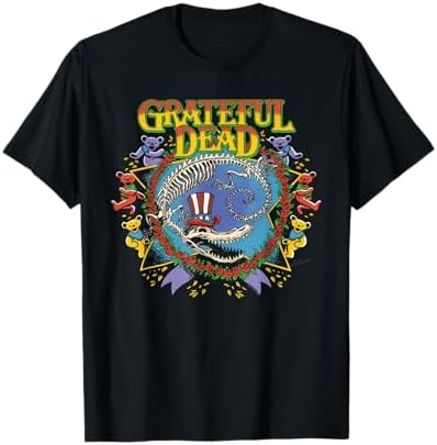 Amazon.com: Grateful Dead Skeletons and Aliens Camping Band T
